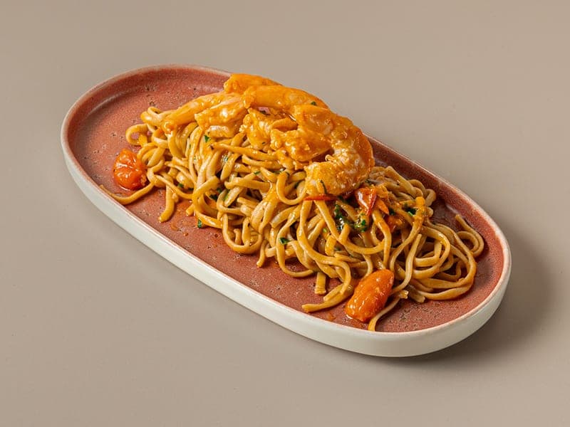 Linguine με Γαρίδες